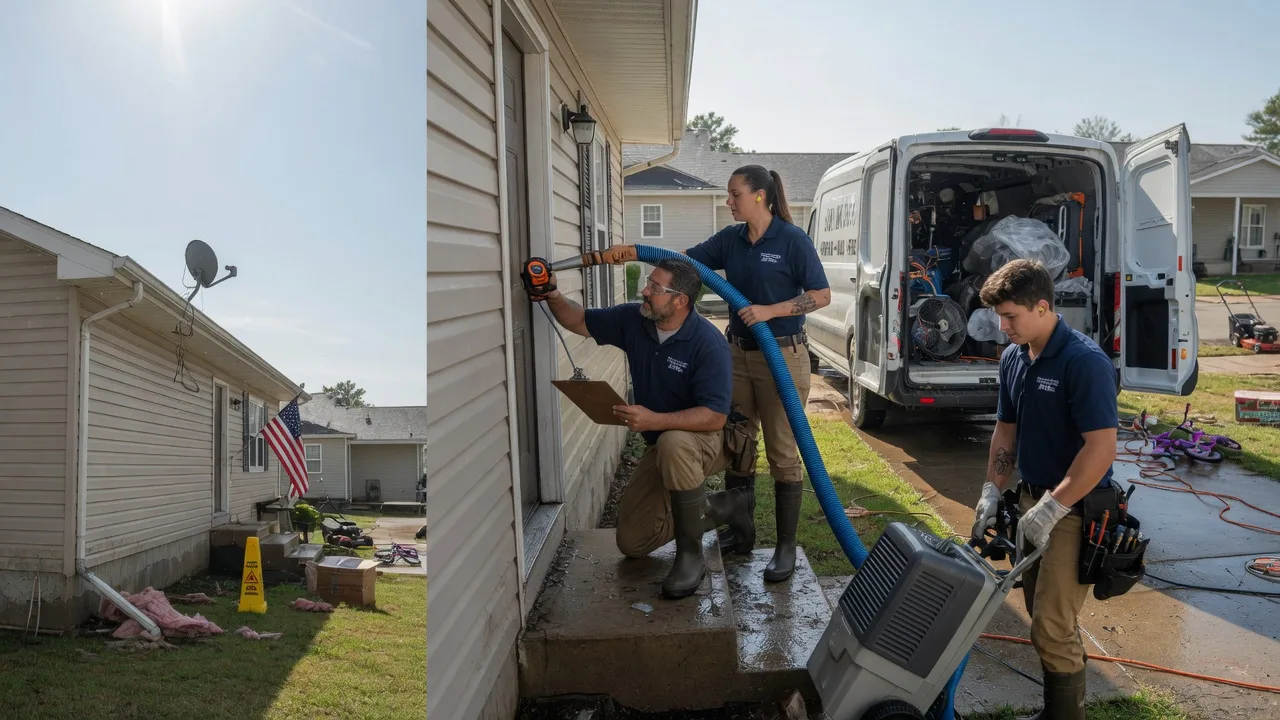 Ceiling Water Damage Restoration in Niotaze, KS near me